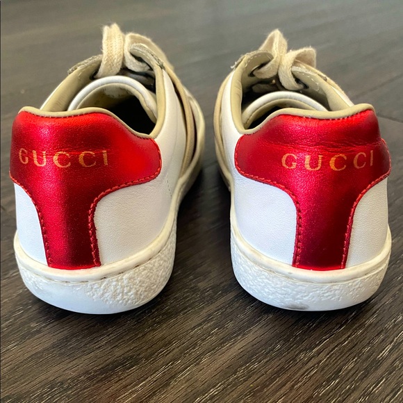 Children’s Ace sneaker with GUCCI stripe - Picture 2 of 3
